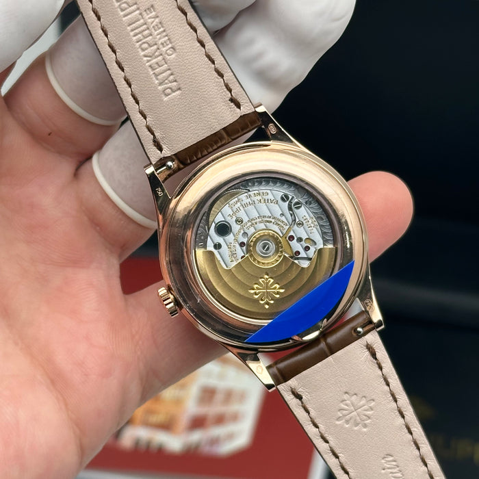 Patek Philippe Annual Calendar Style – Silver Dial – Rose Gold Tone – Moonphase