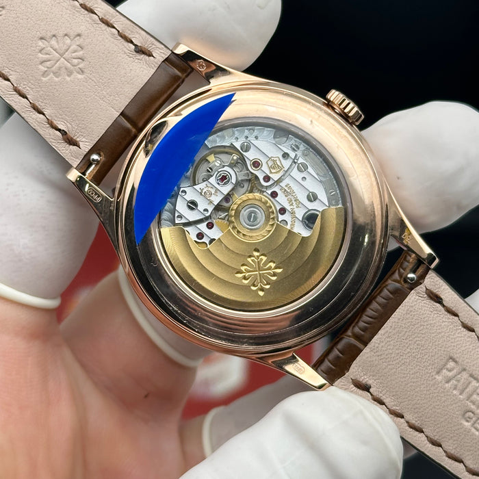 Patek Philippe Annual Calendar Style – Silver Dial – Rose Gold Tone – Moonphase