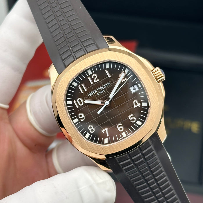 Patek Philippe Aquanaut 5167R Brown Dial – 40mm Rose Gold – Swiss Super Clone