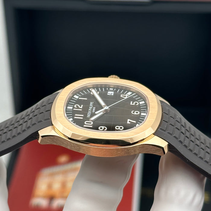 Patek Philippe Aquanaut 5167R Brown Dial – 40mm Rose Gold – Swiss Super Clone