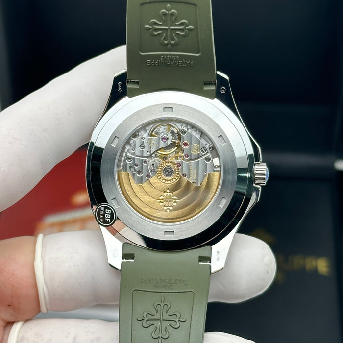 Patek Philippe Aquanaut 5168G “Khaki Green” – 42mm White Gold – Swiss Super Clone