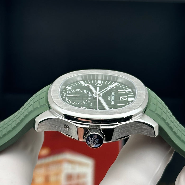 Patek Philippe Aquanaut Travel Time 5164A Green Dial – Swiss Super Clone