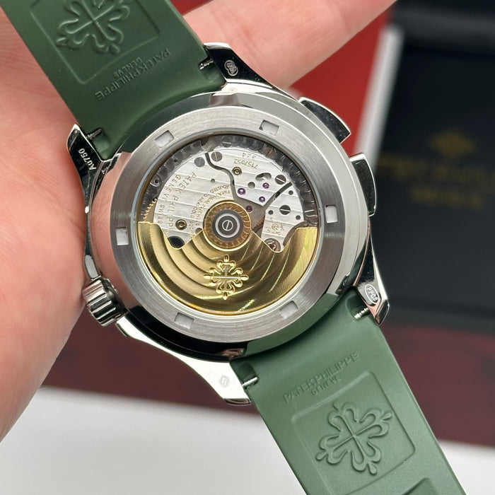 Patek Philippe Aquanaut Travel Time 5164A Green Dial – Swiss Super Clone