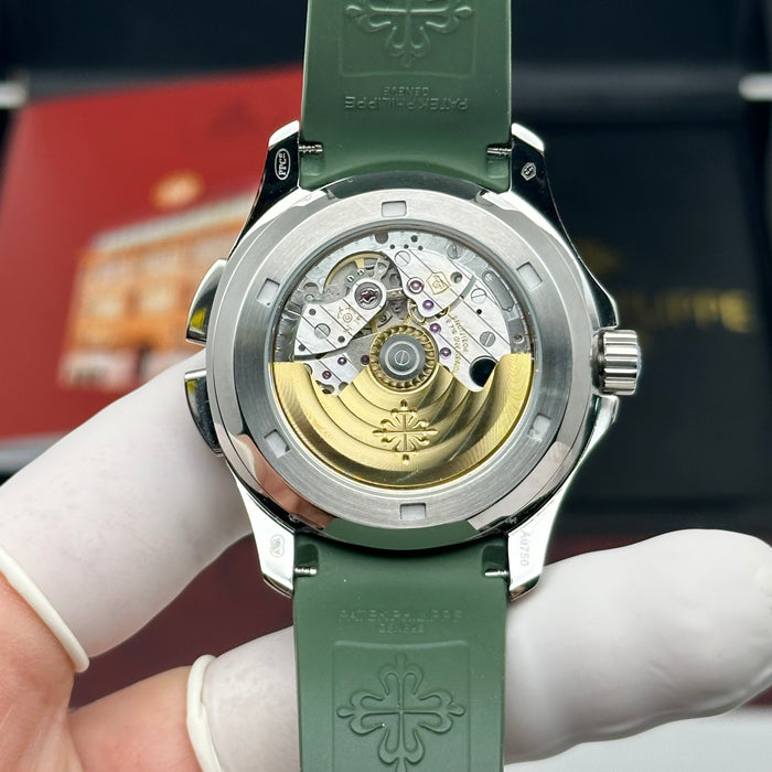 Patek Philippe Aquanaut Travel Time 5164A Green Dial – Swiss Super Clone