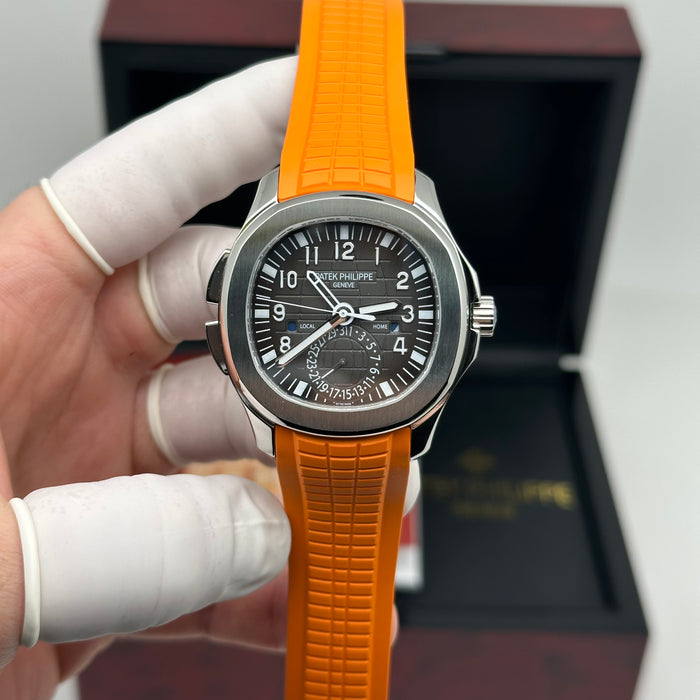 Patek Philippe Aquanaut Travel Time 5164A Orange  – Swiss Super Clone