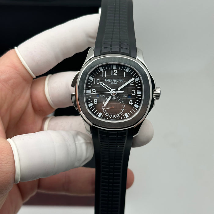 Patek Philippe Aquanaut Travel Time 5164A Black Dial  – Swiss Super Clone