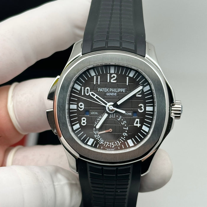 Patek Philippe Aquanaut Travel Time 5164A Black Dial  – Swiss Super Clone