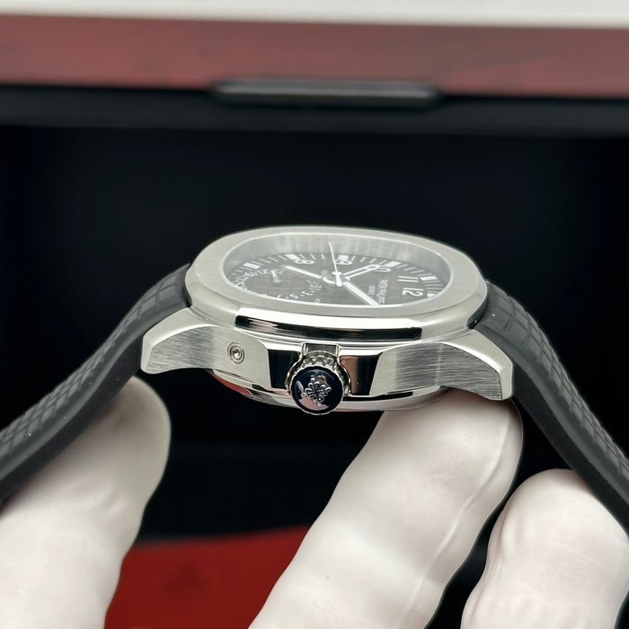 Patek Philippe Aquanaut Travel Time 5164A Black Dial  – Swiss Super Clone