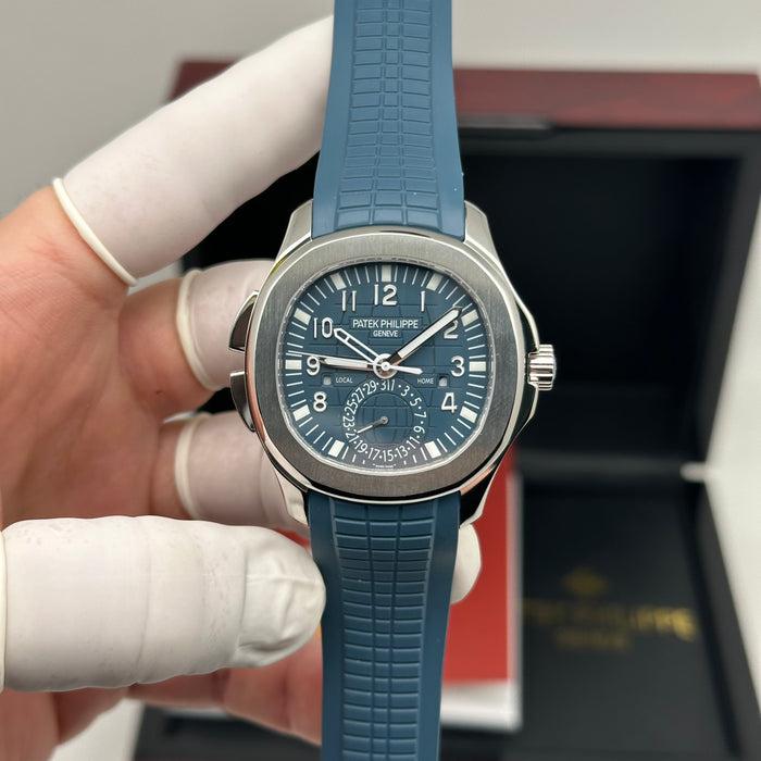Patek Philippe Aquanaut Travel Time 5164A Blue Dial – Swiss Super Clone