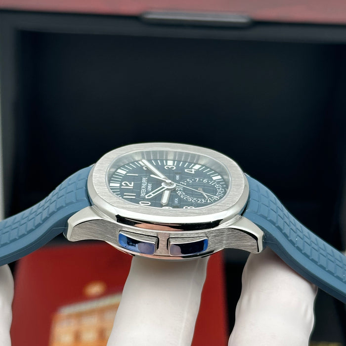 Patek Philippe Aquanaut Travel Time 5164A Blue Dial – Swiss Super Clone
