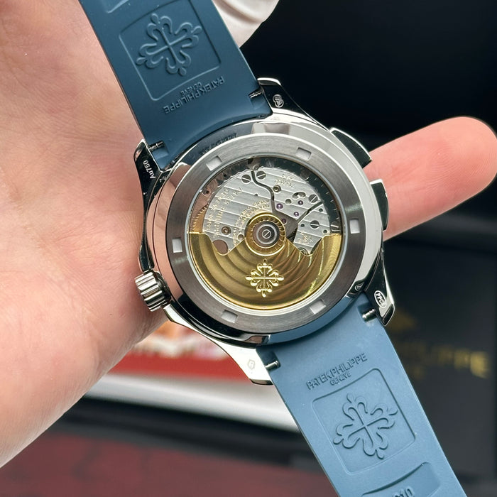 Patek Philippe Aquanaut Travel Time 5164A Blue Dial – Swiss Super Clone