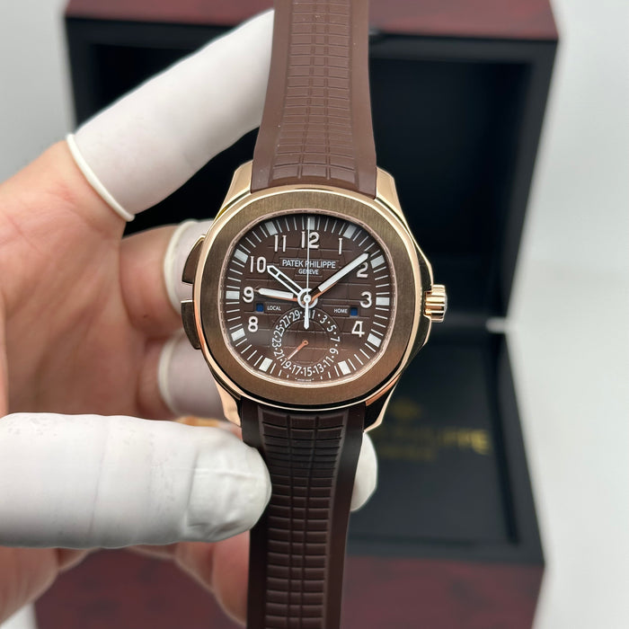 Patek Philippe Aquanaut Travel Time 5164A Brown Dial – Swiss Super Clone