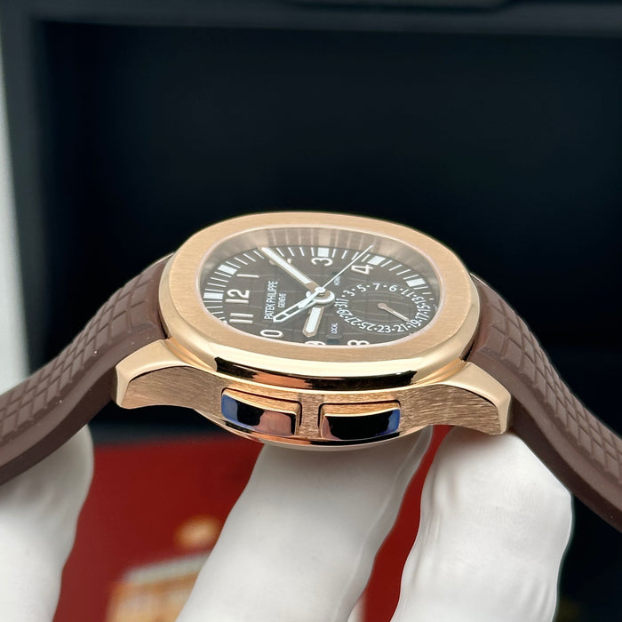 Patek Philippe Aquanaut Travel Time 5164A Brown Dial – Swiss Super Clone