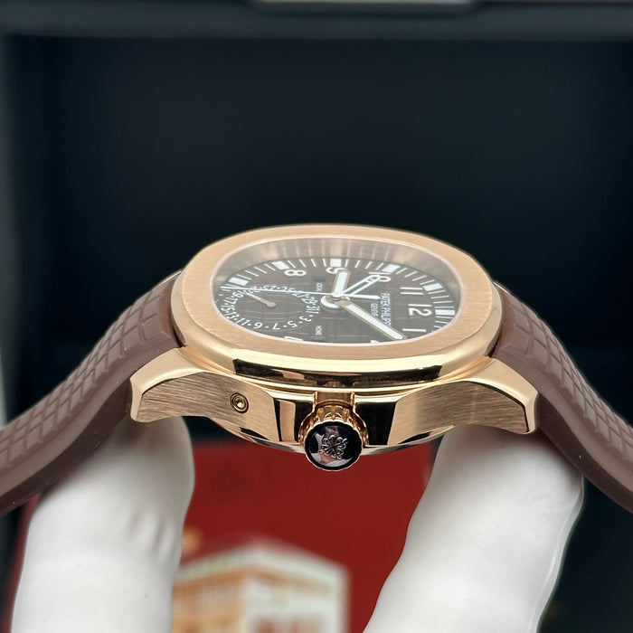 Patek Philippe Aquanaut Travel Time 5164A Brown Dial – Swiss Super Clone