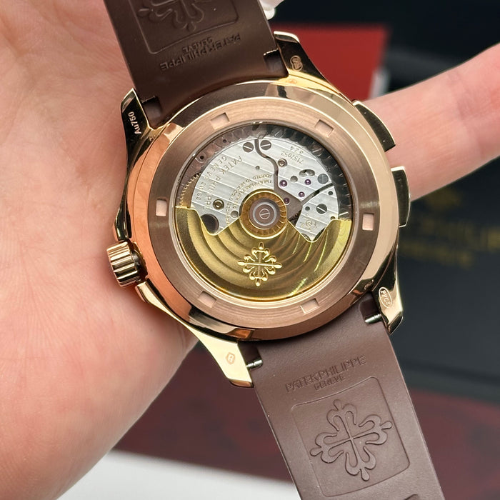 Patek Philippe Aquanaut Travel Time 5164A Brown Dial – Swiss Super Clone