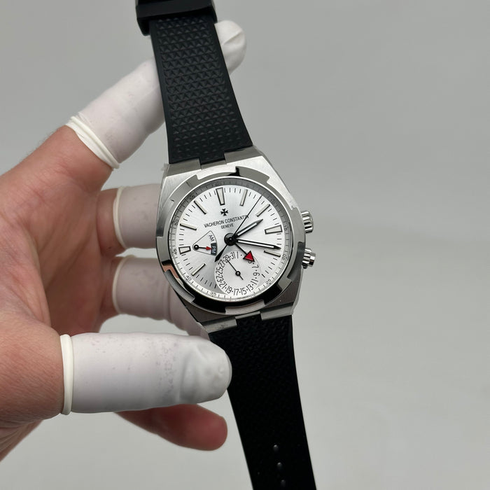 Vacheron Constantin Overseas Dual Time 41MM – Silver Dial – Automatic – Steel on Rubber - Swiss Super Clone