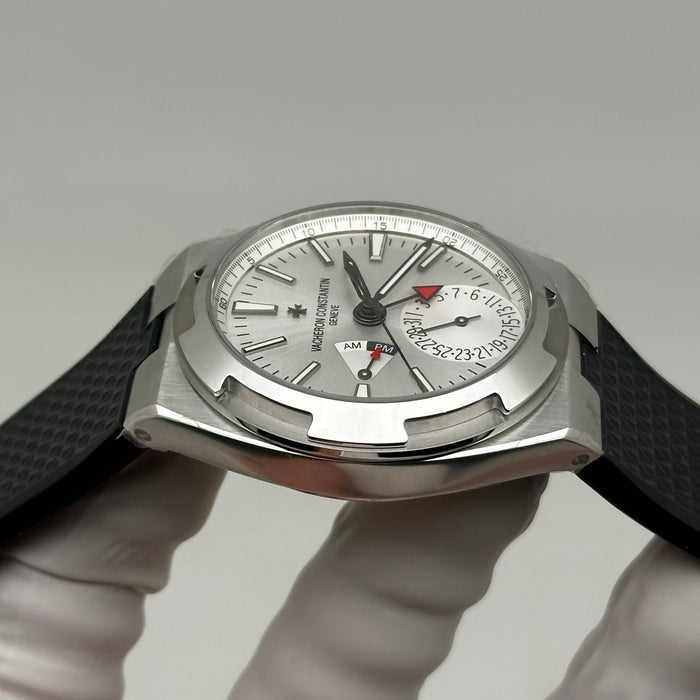 Vacheron Constantin Overseas Dual Time 41MM – Silver Dial – Automatic – Steel on Rubber - Swiss Super Clone