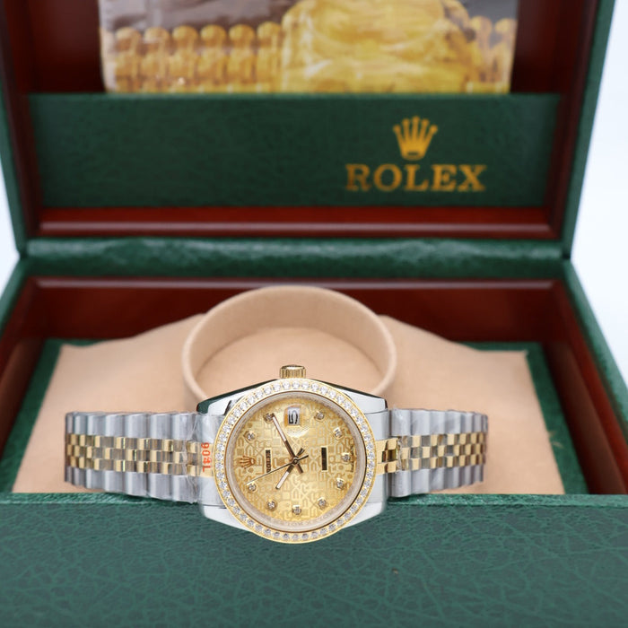 Rolex Lady-Datejust in Oystersteel and gold