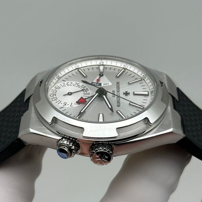 Vacheron Constantin Overseas Dual Time 41MM – Silver Dial – Automatic – Steel on Rubber - Swiss Super Clone