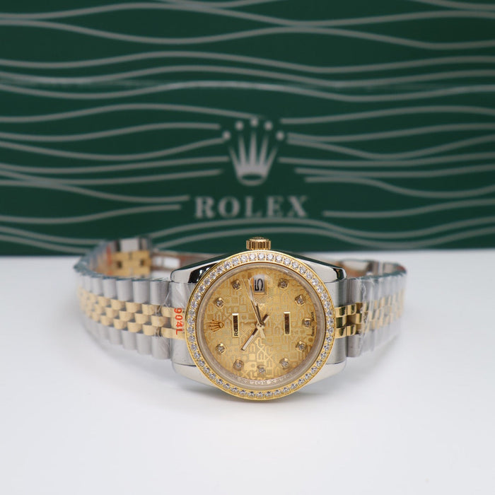 Rolex Lady-Datejust in Oystersteel and gold