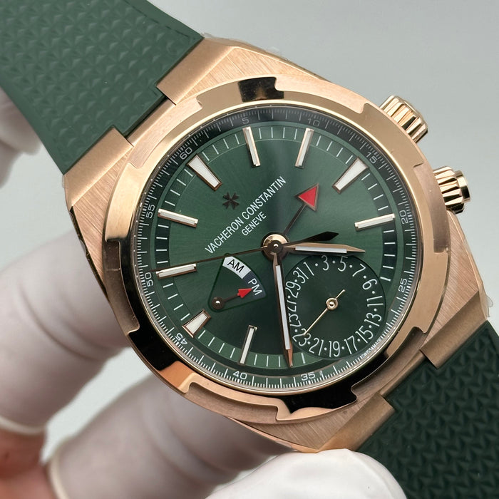 Vacheron Constantin Overseas Dual Time – Rose Gold – Green Dial – Swiss Super Clone