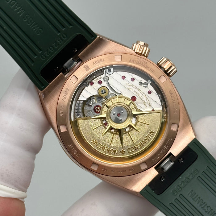 Vacheron Constantin Overseas Dual Time – Rose Gold – Green Dial – Swiss Super Clone