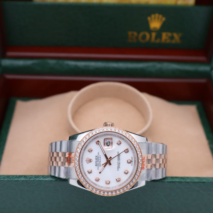 Rolex Lady-Datejust in Oystersteel and gold