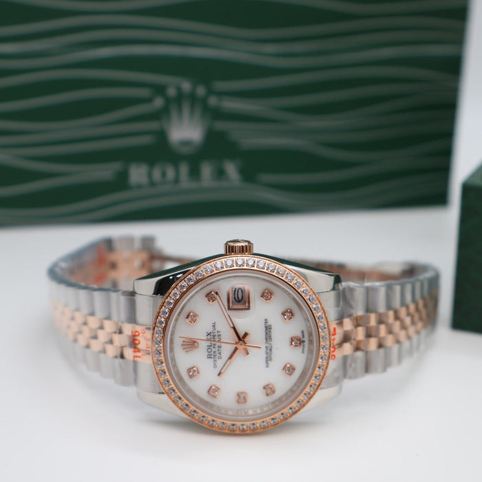 Rolex Lady-Datejust in Oystersteel and gold