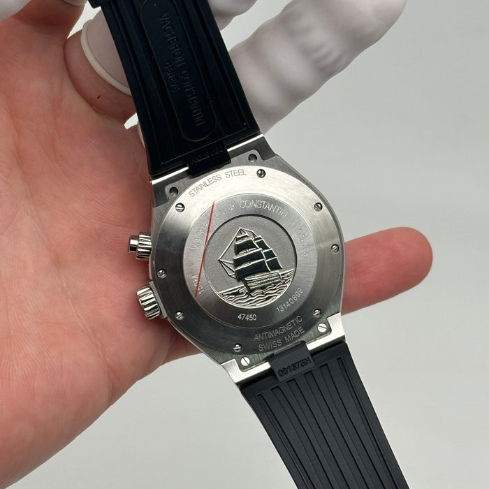 Vacheron Constantin Overseas Power Reserve – Black Dial – Stainless Steel – Swiss Super Clone