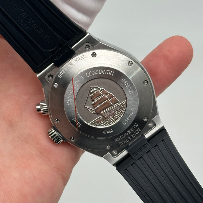 Vacheron Constantin Overseas Power Reserve – Black Dial – Stainless Steel – Swiss Super Clone