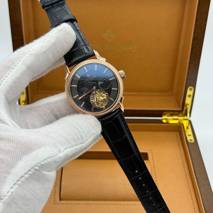 Patek Philippe Tourbillon Skeleton Dial - Rose Gold Case