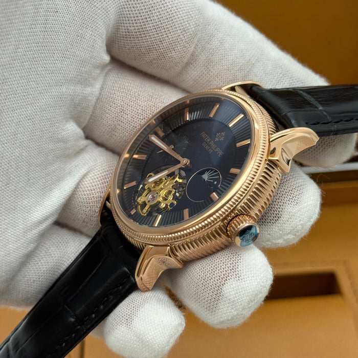Patek Philippe Tourbillon Skeleton Dial - Rose Gold Case