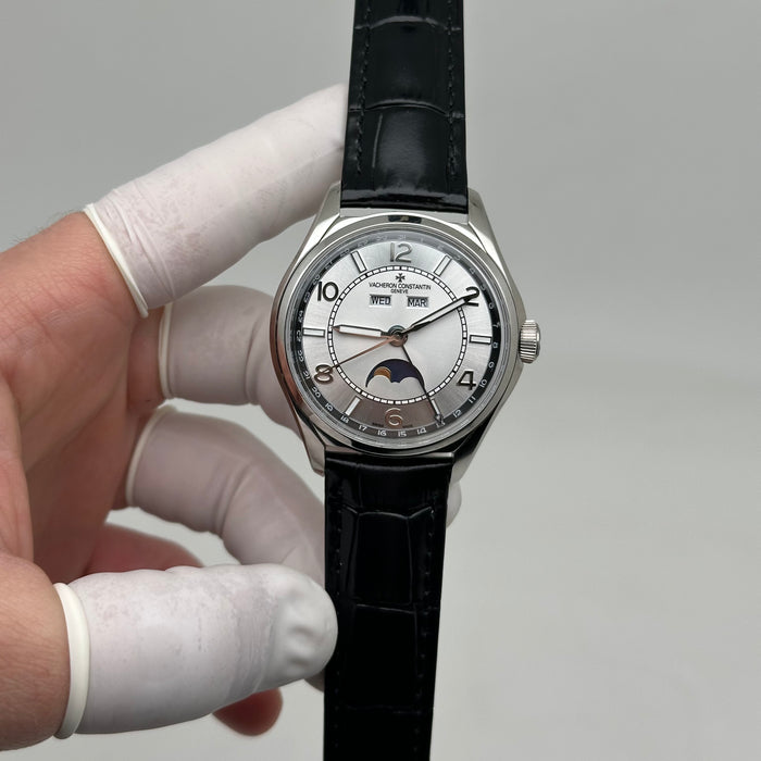 Vacheron Constantin Fiftysix Complete Calendar – Moonphase – Silver Dial – Swiss Super Clone