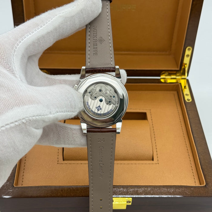 Patek Philippe Perpetual Calendar Chronograph Silver Case Material