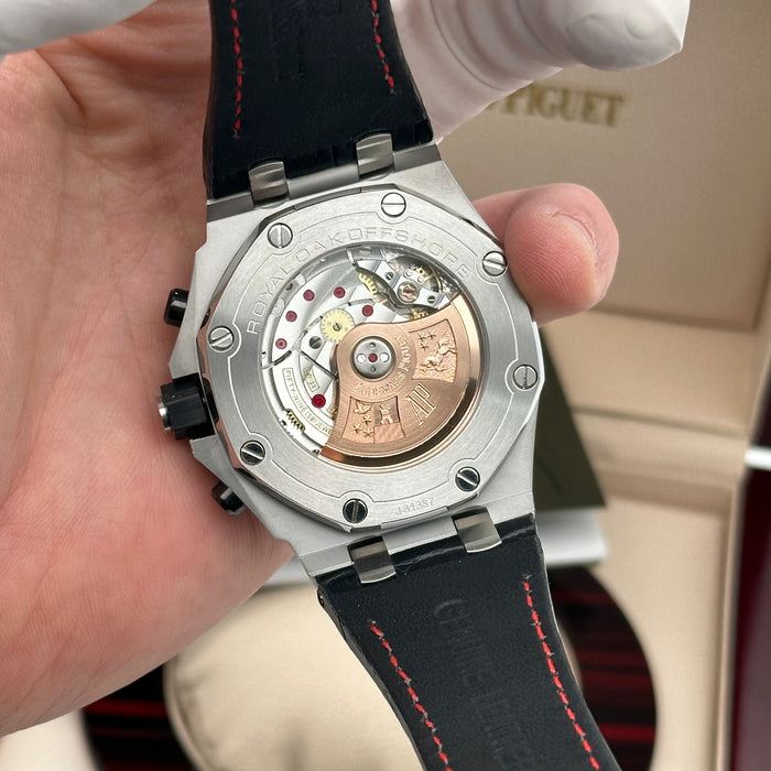 Audemars Piguet Royal Oak Offshore Chronograph 42MM – Black Dial – Leather Strap – Swiss Super Clone