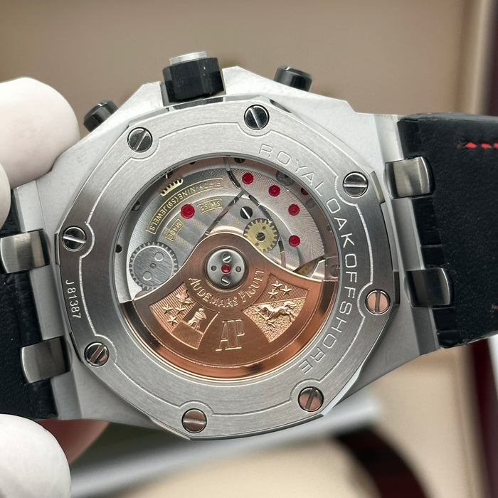 Audemars Piguet Royal Oak Offshore Chronograph 42MM – Black Dial – Leather Strap – Swiss Super Clone