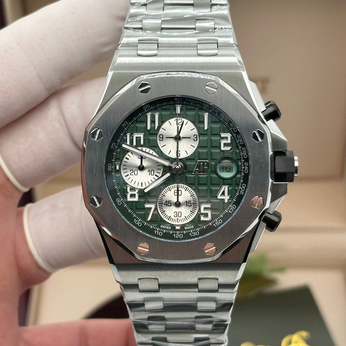 Audemars Piguet Royal Oak Offshore Chronograph 42MM – Green Dial – Swiss Super Clone 1:1
