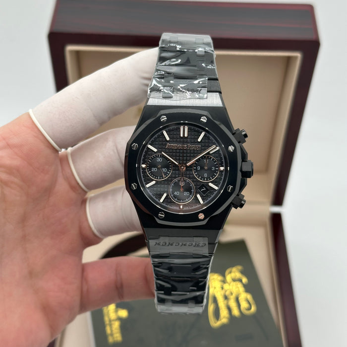 Audemars Piguet Royal Oak Chronograph 42MM – Full Black – Swiss Super Clone 1:1