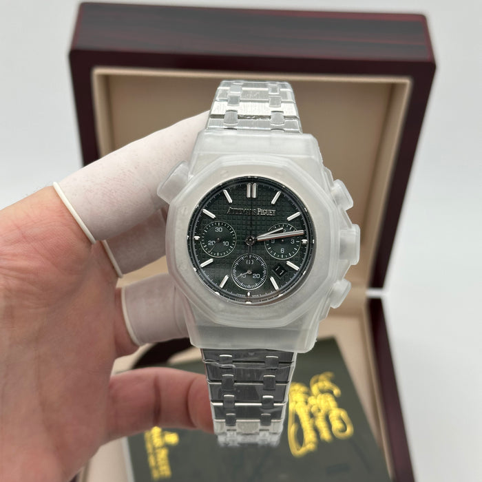 Audemars Piguet Royal Oak Chronograph 42MM – Green Dial – Stainless Steel – Swiss Super Clone 1:1
