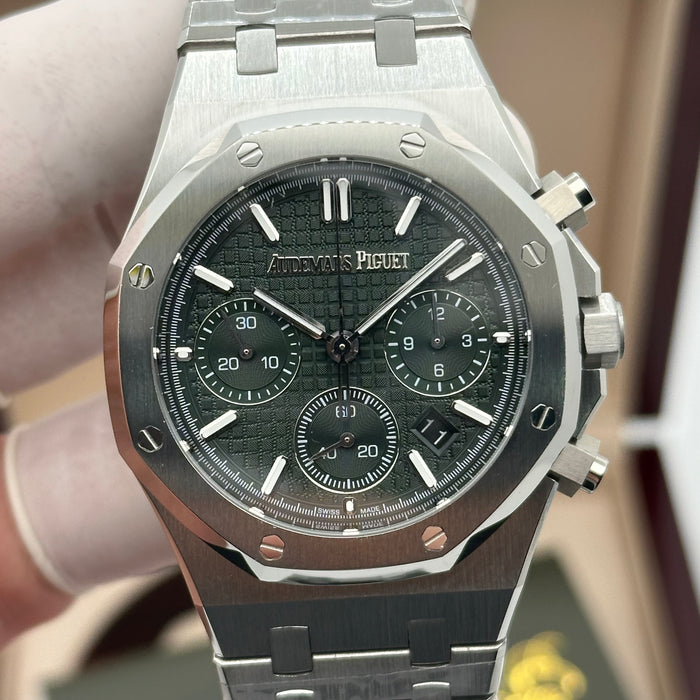 Audemars Piguet Royal Oak Chronograph 42MM – Green Dial – Stainless Steel – Swiss Super Clone 1:1