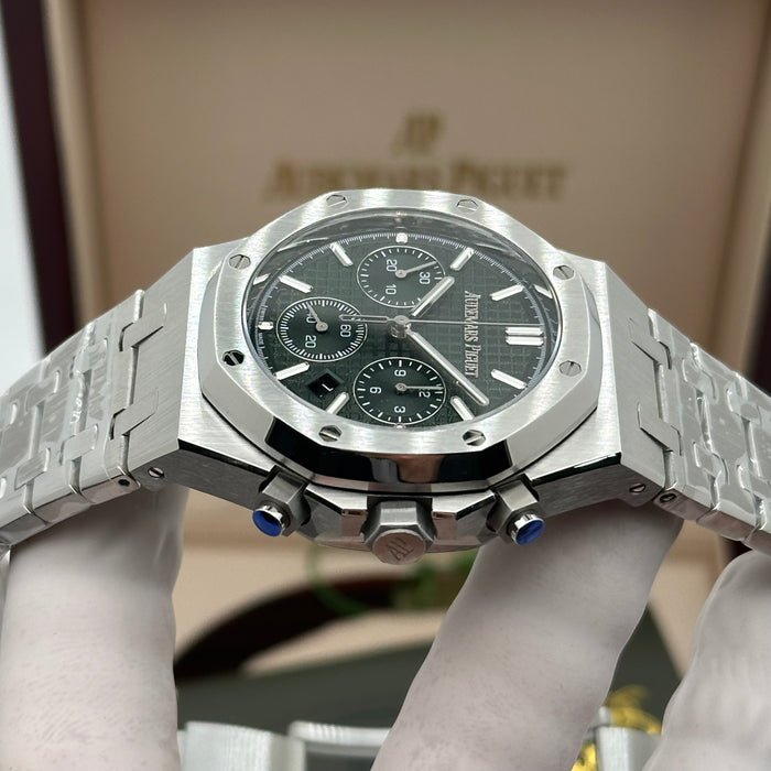 Audemars Piguet Royal Oak Chronograph 42MM – Green Dial – Stainless Steel – Swiss Super Clone 1:1