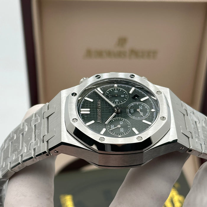 Audemars Piguet Royal Oak Chronograph 42MM – Green Dial – Stainless Steel – Swiss Super Clone 1:1