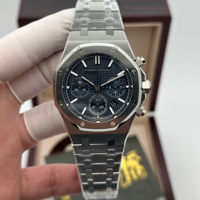 Audemars Piguet Royal Oak Chronograph 42MM – Blue Dial – Stainless Steel - Swiss Super Clone