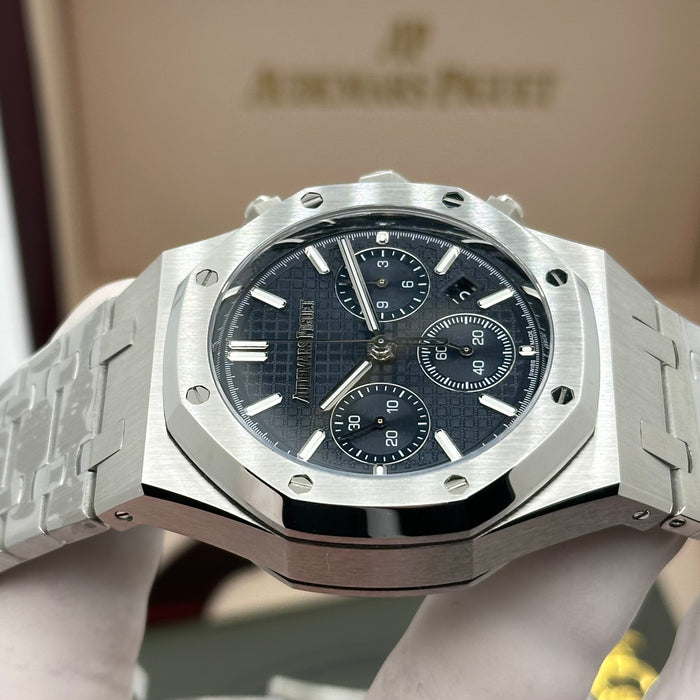 Audemars Piguet Royal Oak Chronograph 42MM – Blue Dial – Stainless Steel - Swiss Super Clone