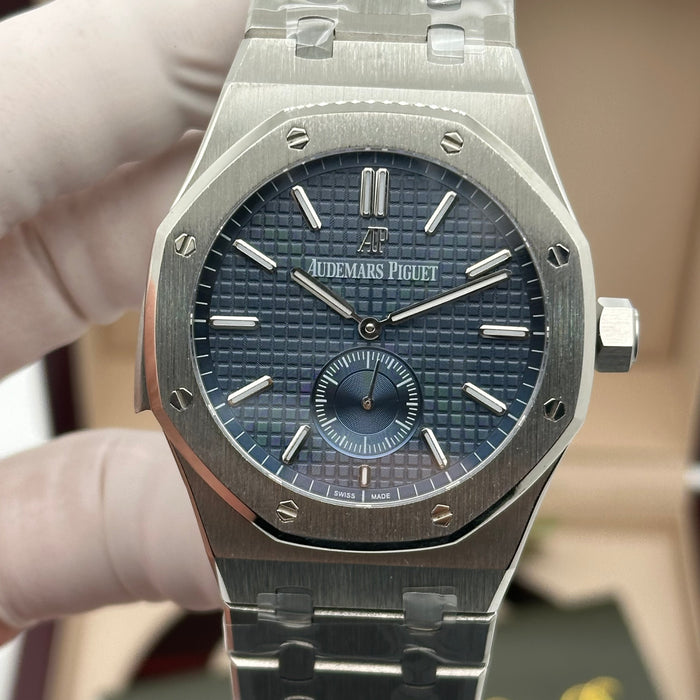 Royal Oak Automatic Blue Dial 41MM – Stainless Steel Bracelet | Swiss Super Clone 1:1