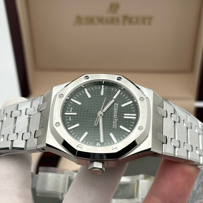 Royal Oak Green Dial Automatic 41MM – Stainless Steel Bracelet | Swiss Super Clone 1:1