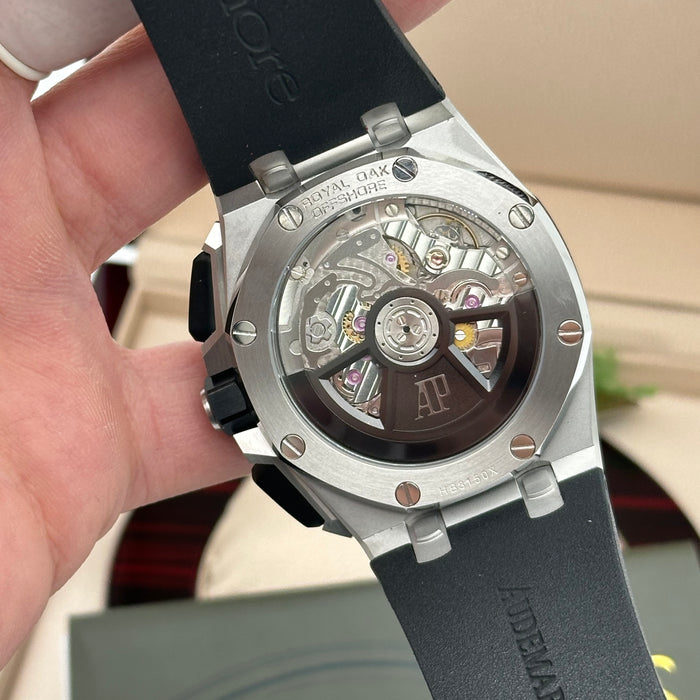Royal Oak Offshore Chronograph Black Dial 44MM – Steel & Black Bezel | Swiss Super Clone 1:1