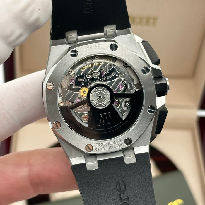 Royal Oak Offshore Chronograph Black Dial 44MM – Steel & Black Bezel | Swiss Super Clone 1:1