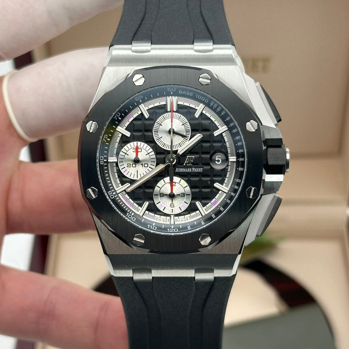 Royal Oak Offshore Chronograph Black Dial – Black Ceramic Bezel | Swiss Super Clone 1:1