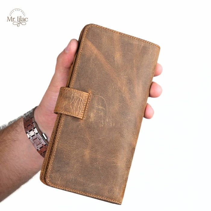 Original West Polo Leather Long Wallet